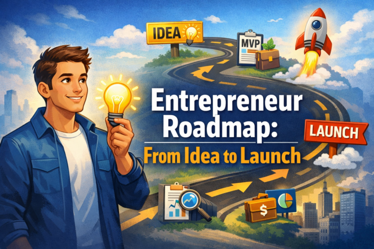 Entrepreneur Roadmap: From Idea to Launch (Step-by-Step Guide for Startups)