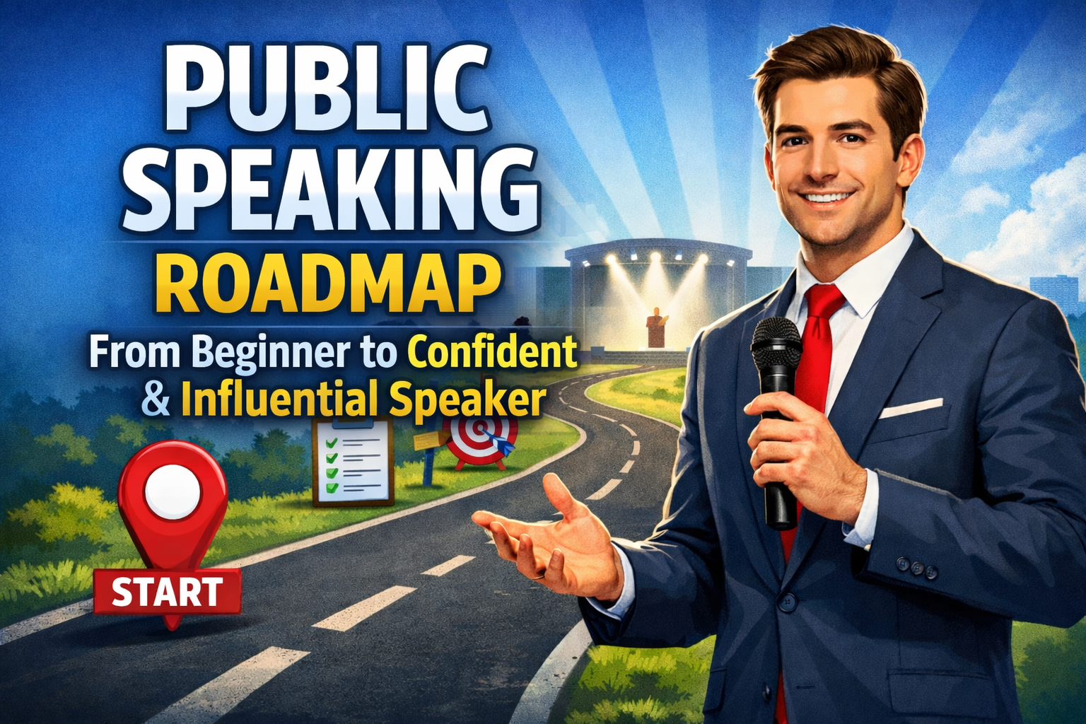 Public Speaking Roadmap: From Beginner to Confident & Influential Speaker