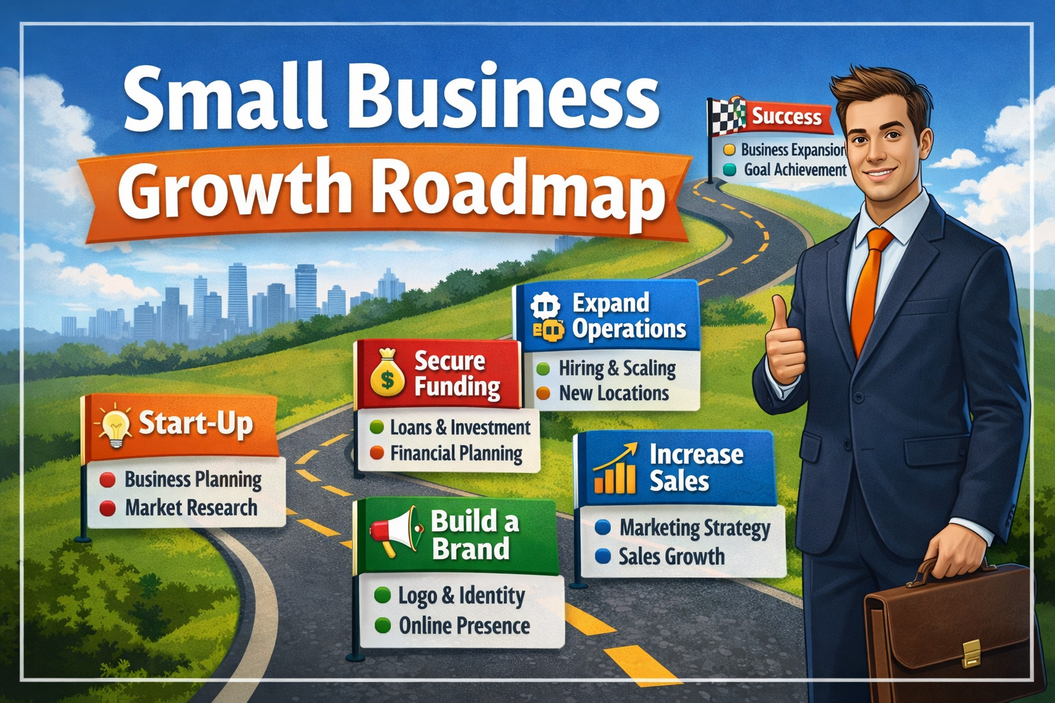 Small Business Growth Roadmap: From Startup to Scalable Success