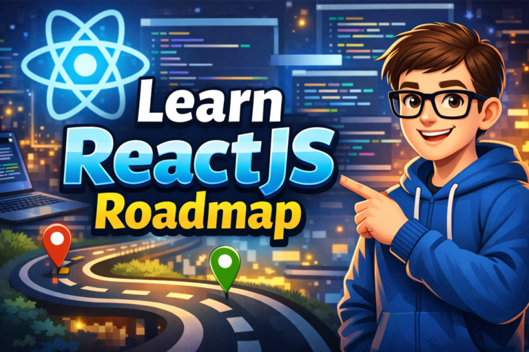 Learn ReactJS Roadmap: Complete Beginner to Advanced Guide (2026)