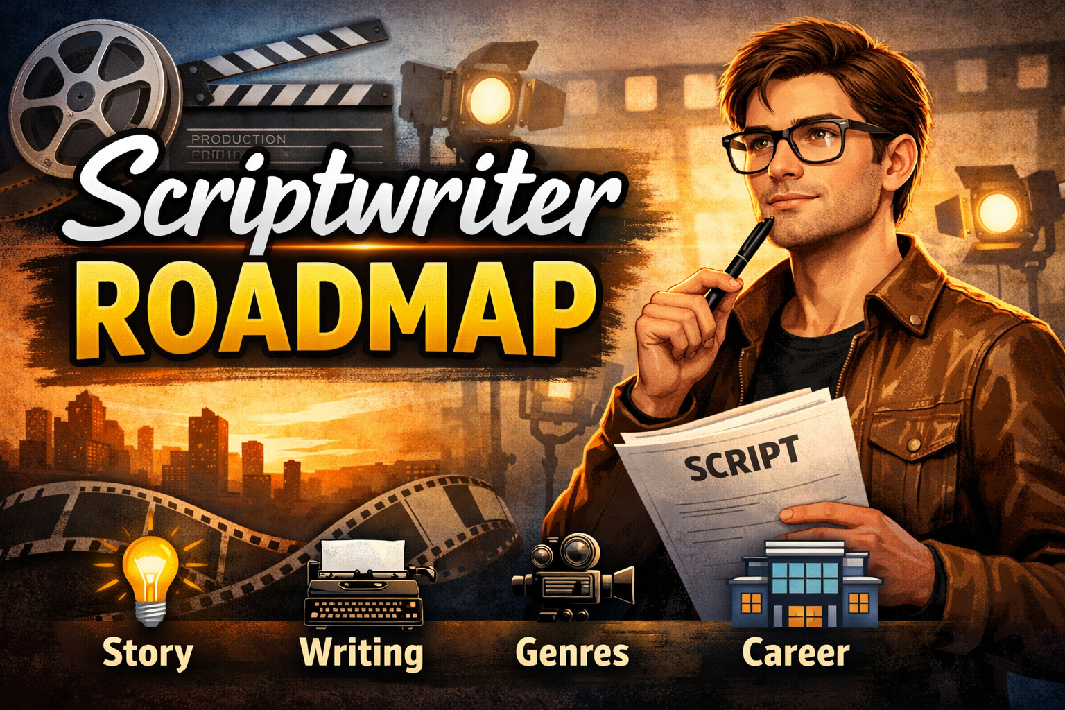 How to Become a Scriptwriter: Step-by-Step Career Roadmap (Beginner to Pro)