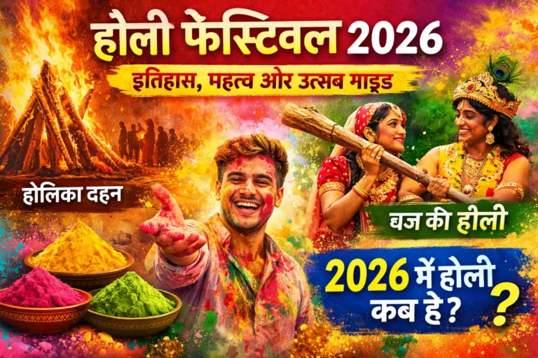 होली फेस्टिवल 2026: इतिहास, महत्व और उत्सव गाइड