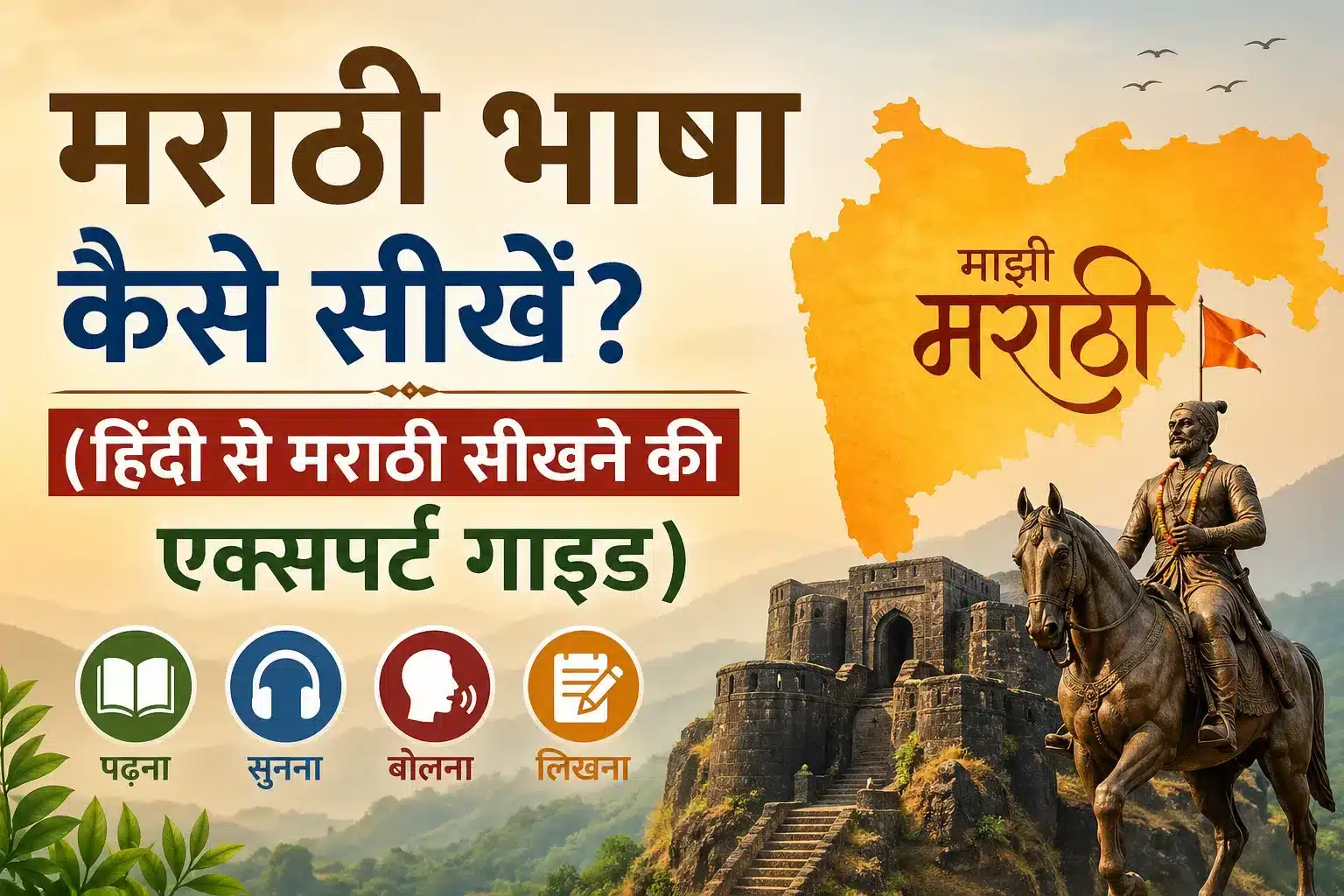 How To Learn Marathi (Hindi → Marathi Expert Guide)मराठी भाषा कैसे ...