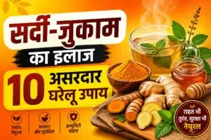 सर्दी-जुकाम के लिए 10 असरदार घरेलू उपाय | Natural Cold Remedy Guide