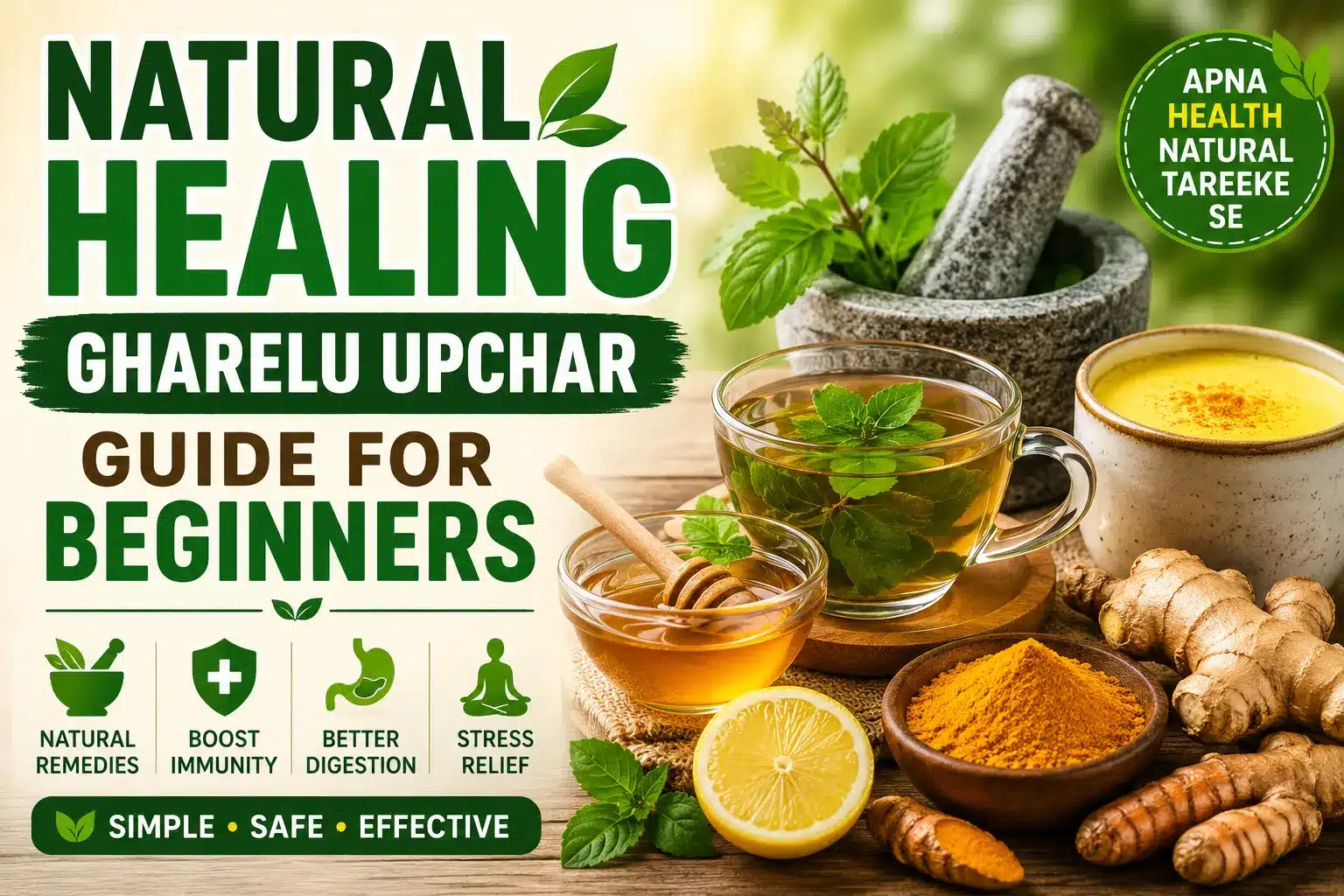 Natural healing guide for beginners