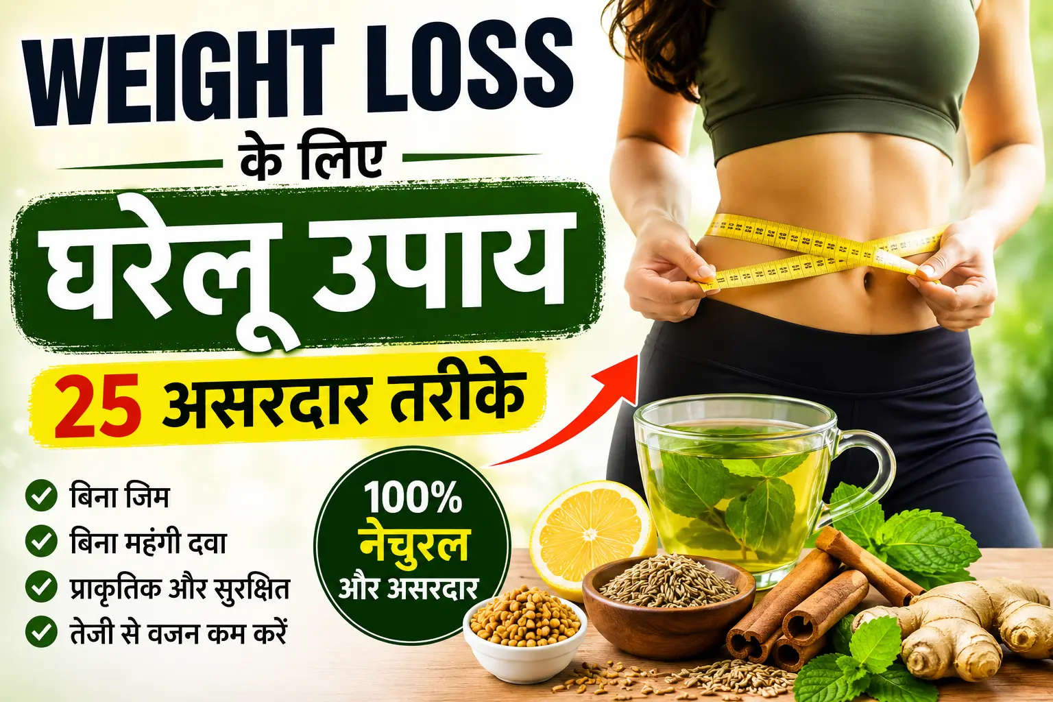 Weight Loss के लिए घरेलू उपाय