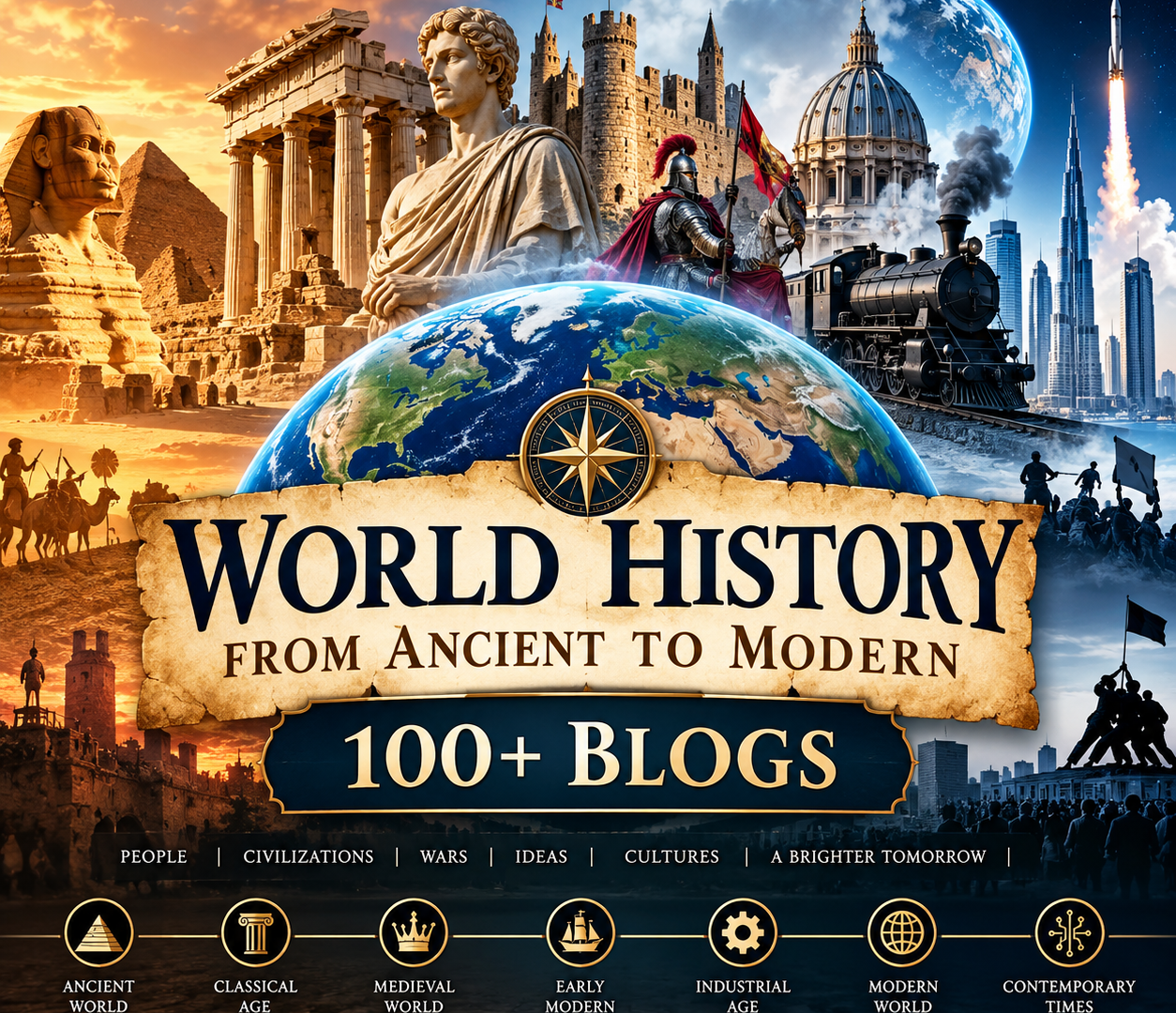 World History: From Ancient to Modern History | 100+ Blogs